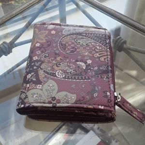 Paisley print wallet